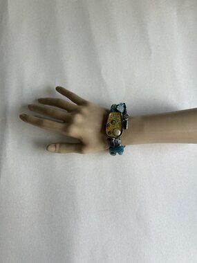 Silpada Shadowbox Stretch Bracelet - RARE!!